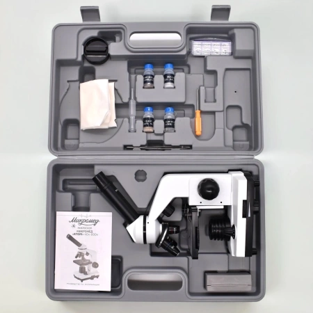 Микроскоп школьный с подсветкой